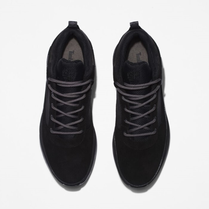 Mænd Field Trekker Vandtætte Vandresko Blackout Ruskind Timberland