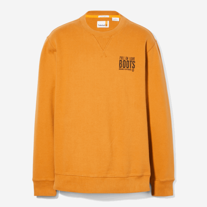 Mænd Front-grafisk Sweatshirt Wheat Timberland