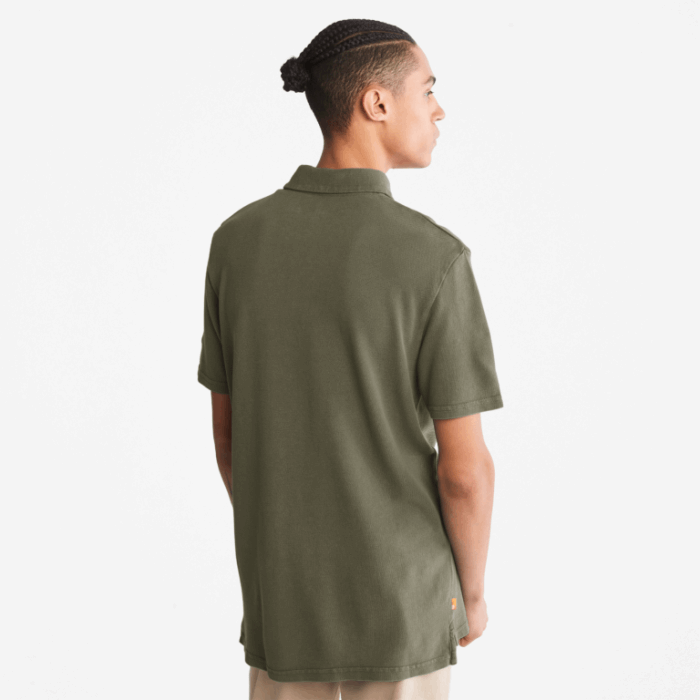 Herre Beklædningsfarvet Pique Poloshirt Grape Leaf Timberland