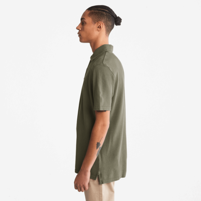 Herre Beklædningsfarvet Pique Poloshirt Grape Leaf Timberland