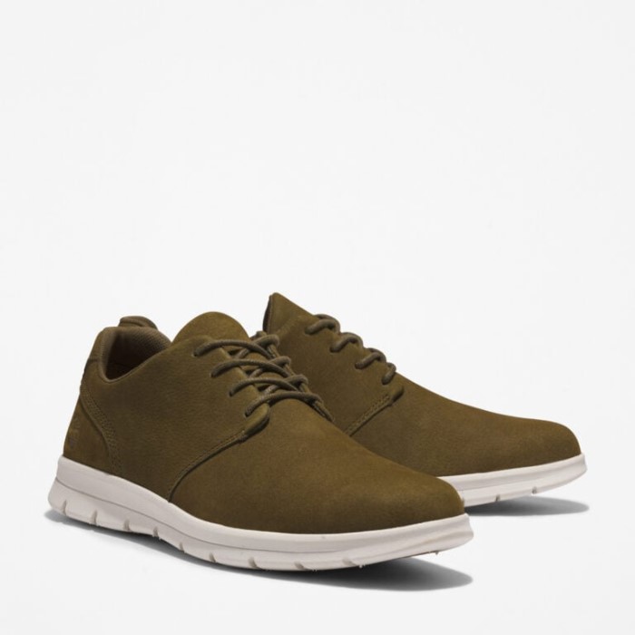 Herre Graydon Læder Sneakers Oliven Nubuck Timberland