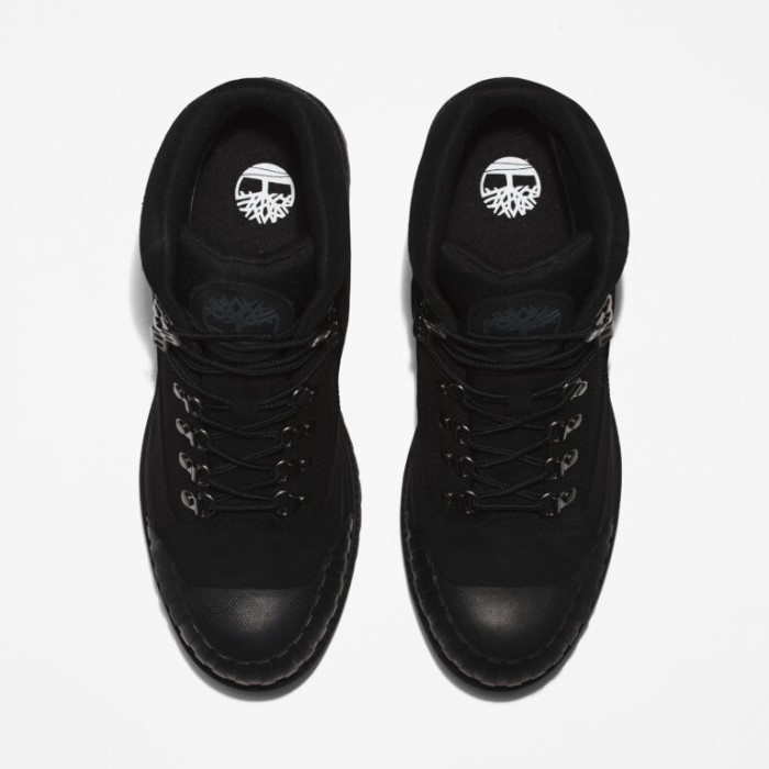 Heritage Vandtætte Gummi-tå Vandrestøvler Sort Nubuck Timberland