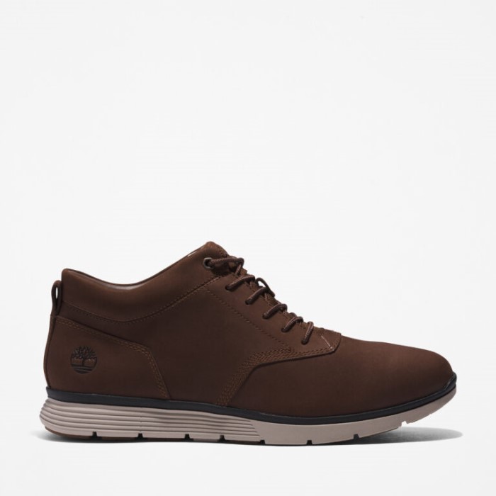 Herre Killington Læder Chukka Sko Dk Brun Nubuck Wtpe Timberland