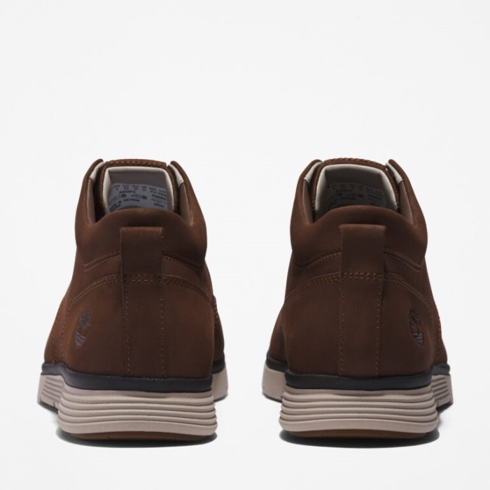 Herre Killington Læder Chukka Sko Dk Brun Nubuck Wtpe Timberland