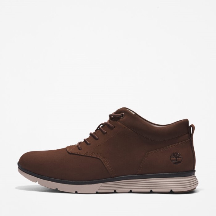 Herre Killington Læder Chukka Sko Dk Brun Nubuck Wtpe Timberland