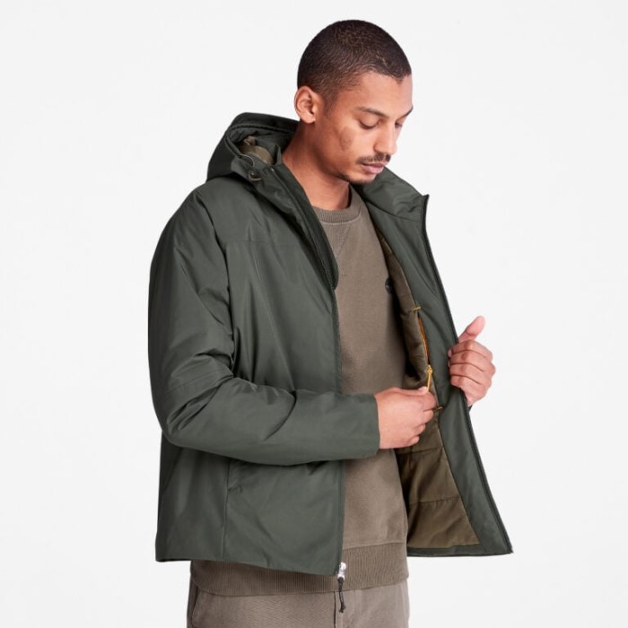 Mænd Lys Isoleret Jakke Grøn Timberland