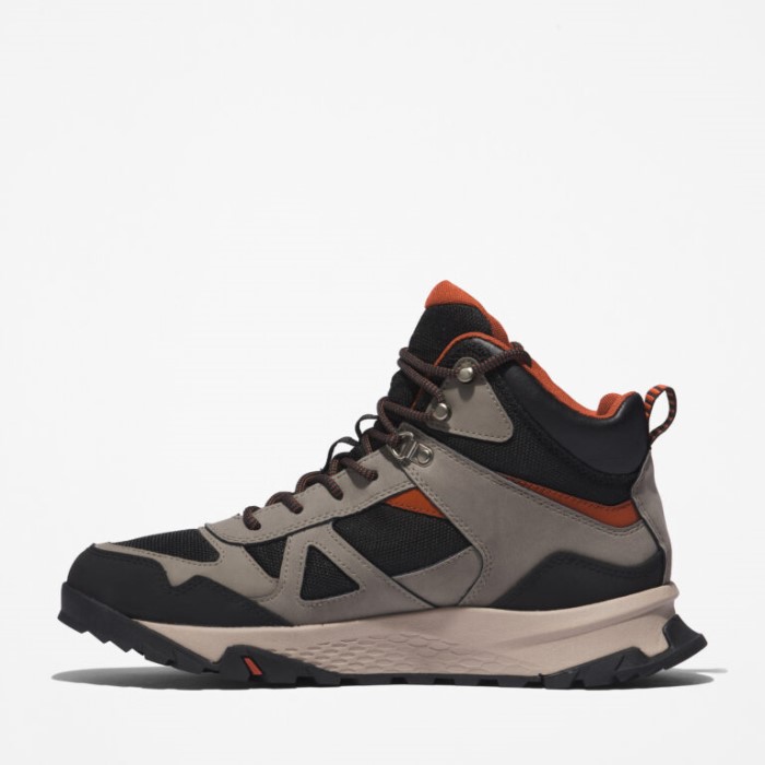 Herre Lincoln Peak Vandtætte Vandrestøvler Mellemgrå Læder Timberland