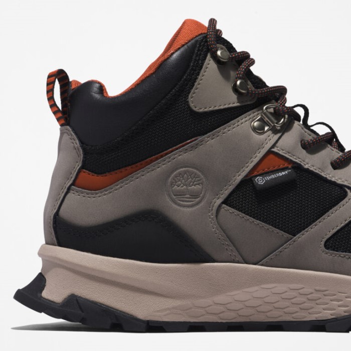 Herre Lincoln Peak Vandtætte Vandrestøvler Mellemgrå Læder Timberland