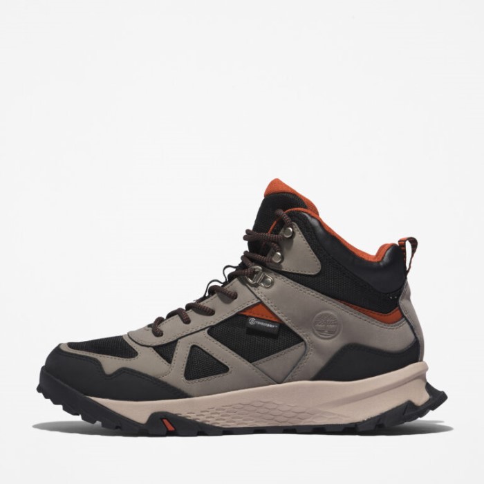 Herre Lincoln Peak Vandtætte Vandrestøvler Mellemgrå Læder Timberland