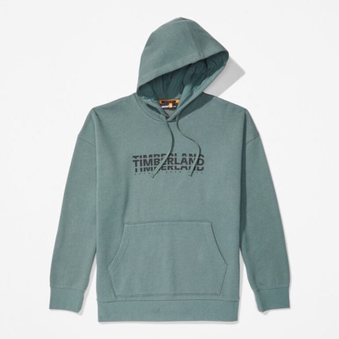 Herre Logo Hættetrøje Balsamgrøn Timberland