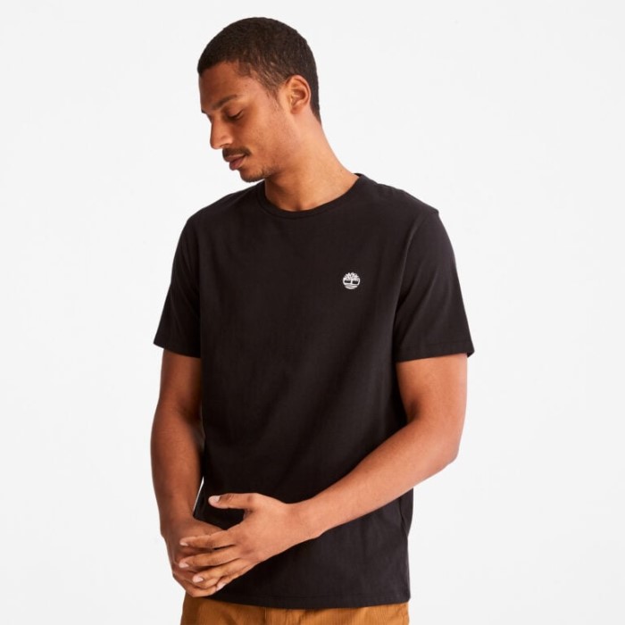 Herre Logo T-shirt Sort Timberland