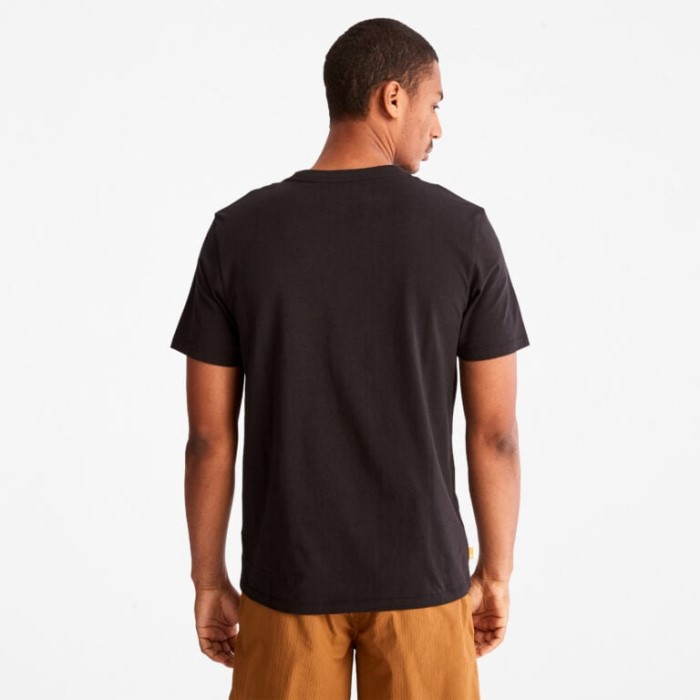 Herre Logo T-shirt Sort Timberland