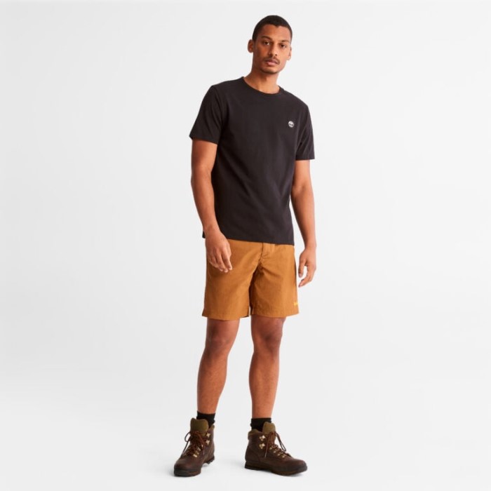 Herre Logo T-shirt Sort Timberland