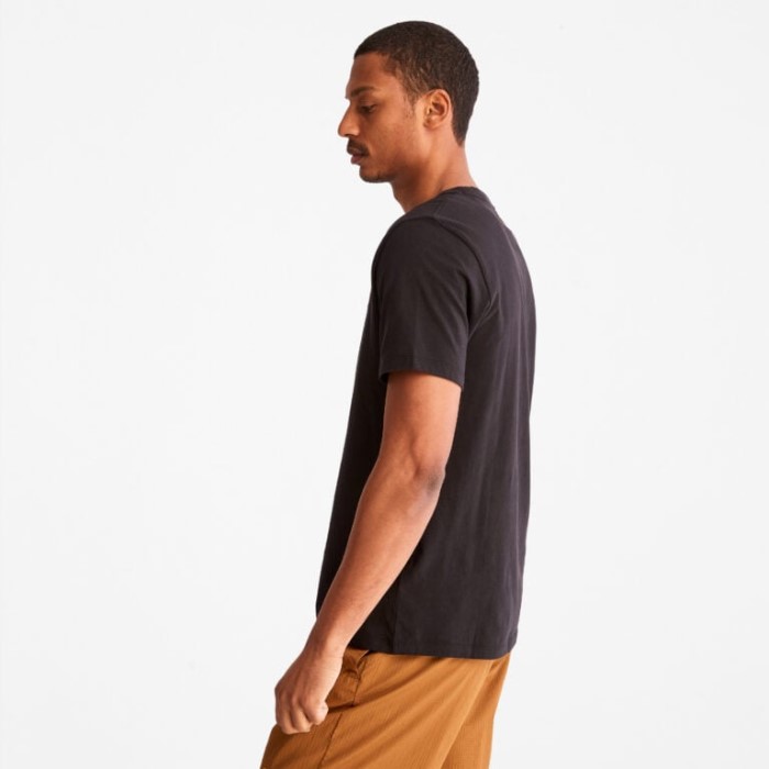 Herre Logo T-shirt Sort Timberland