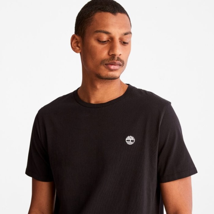 Herre Logo T-shirt Sort Timberland