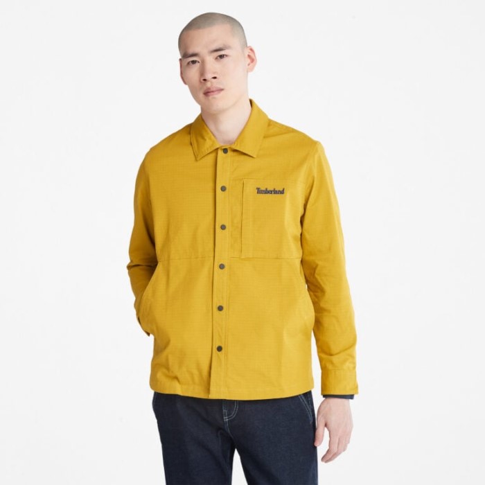 Mænd Langærmet Skjortejakke Med Cordura Teknologi Golden Palm Timberland