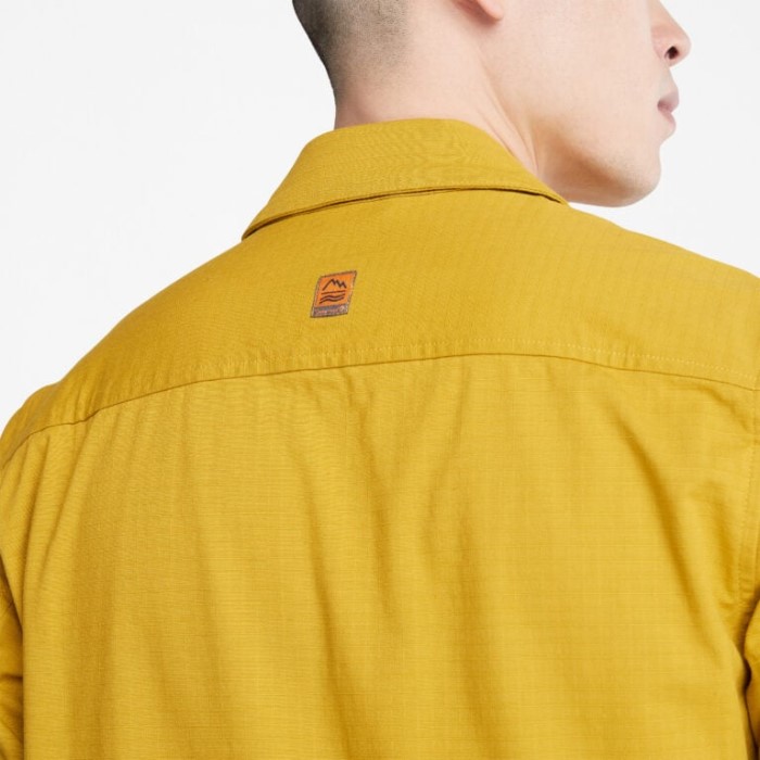 Mænd Langærmet Skjortejakke Med Cordura Teknologi Golden Palm Timberland