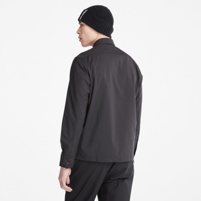 Herre Langærmet Skjorte Med Outlast Stof Sort Yd Timberland