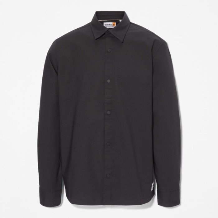 Herre Langærmet Skjorte Med Outlast Stof Sort Yd Timberland