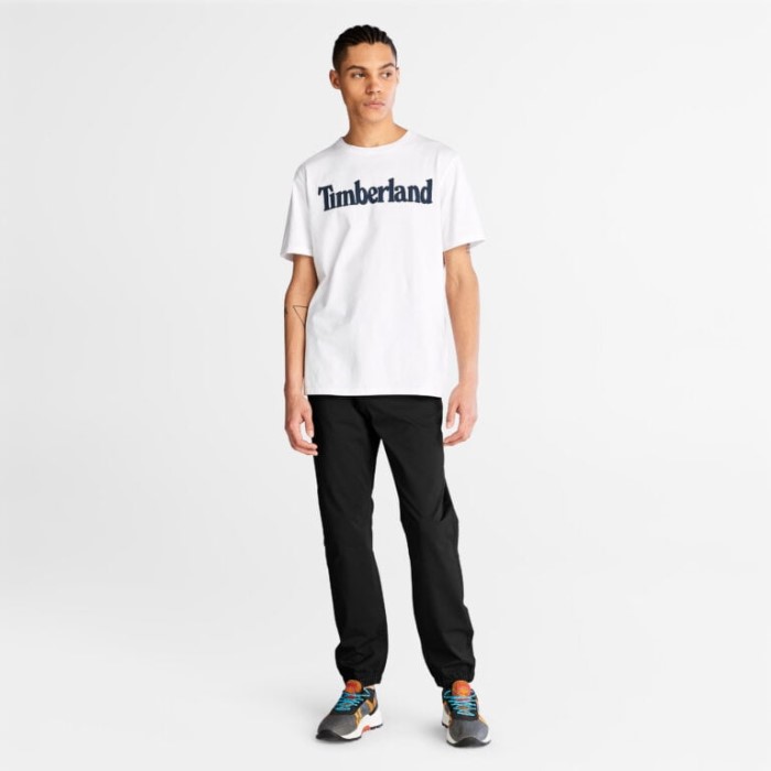 Mænd Lovell Lake Slim-fit Stretch Joggerbukser Sort Timberland