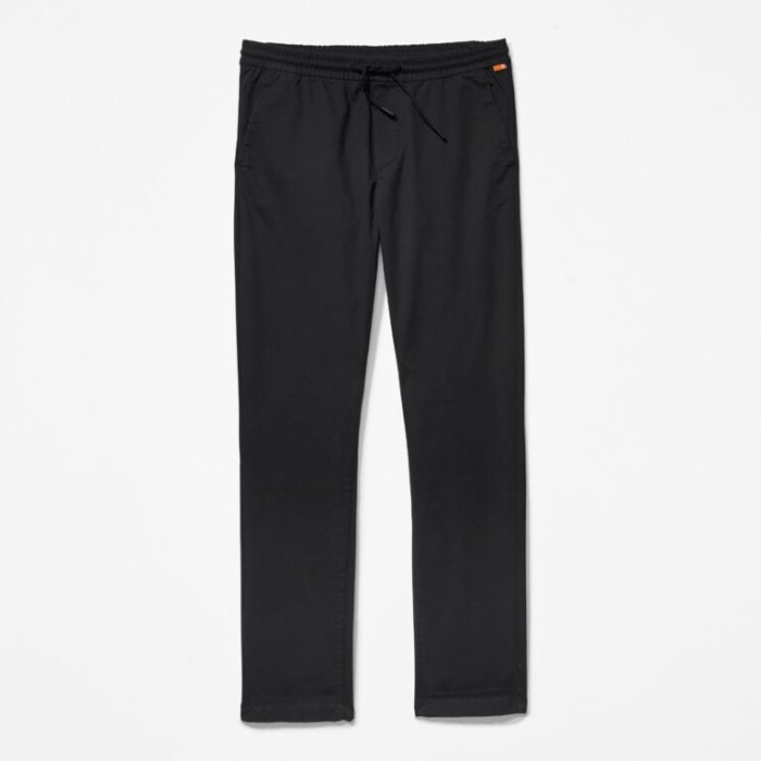 Mænd Lovell Lake Slim Tapered Joggerbukser Sorte Timberland