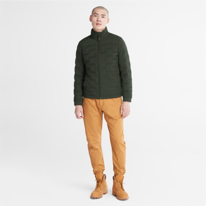 Mænd Mellemvægt Genbrugsdunjakke Grøn Timberland