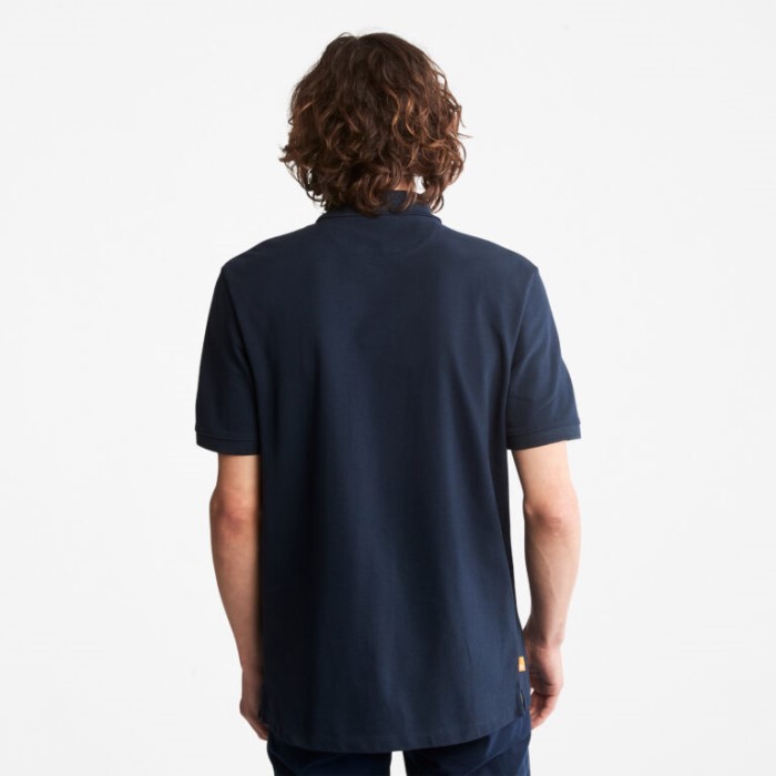 Mænd Millers River Pique Poloshirt Mørk Safir Timberland