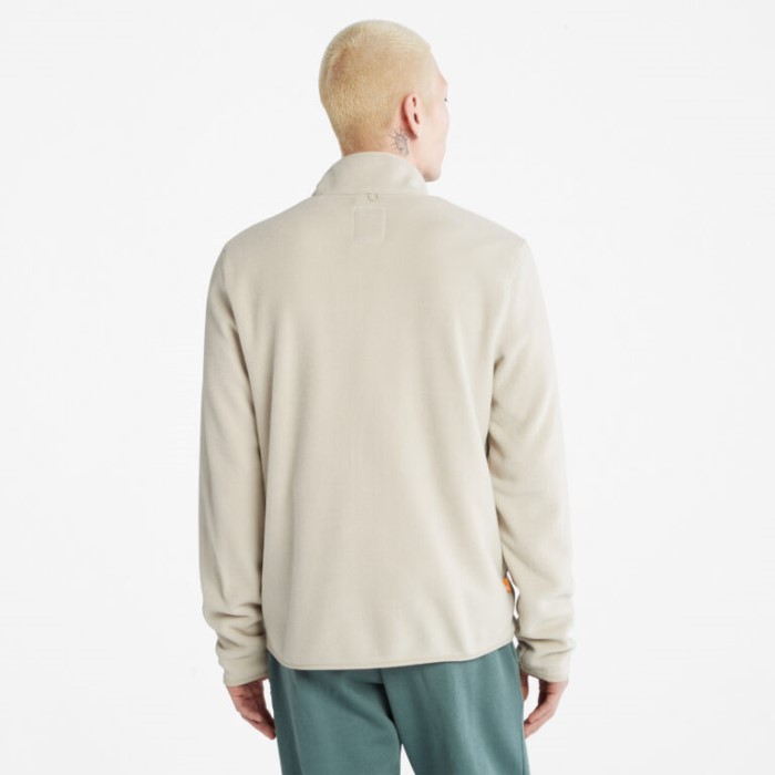 Mænd Mt. Willard Brystlomme Med Lynlås Foran I Fleece-ø Fossil Timberland