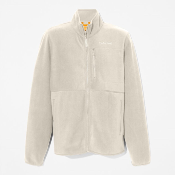 Mænd Mt. Willard Brystlomme Med Lynlås Foran I Fleece-ø Fossil Timberland