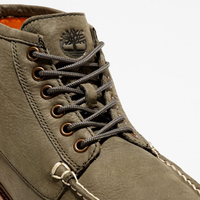 Mænd Newmarket Ii Moc-toe Chukka Støvler Mørkegrøn Nubuck Timberland