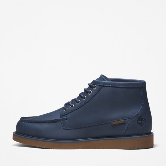 Mænd Newmarket Ii Moc-toe Chukka Støvler Marineblå Fuldkorns Timberland