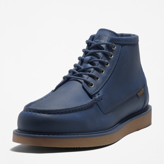 Mænd Newmarket Ii Moc-toe Chukka Støvler Marineblå Fuldkorns Timberland