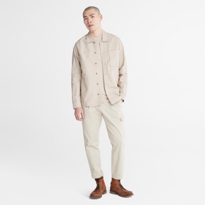 Mænd Oversized Utility Overshirt Island Fossil Timberland