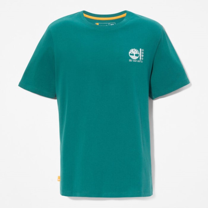 Fotografisk T-shirt Til Mænd Posy Green Timberland