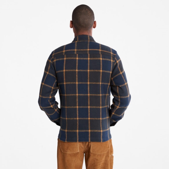 Herre Plaid Overshirt Sort Yd Timberland