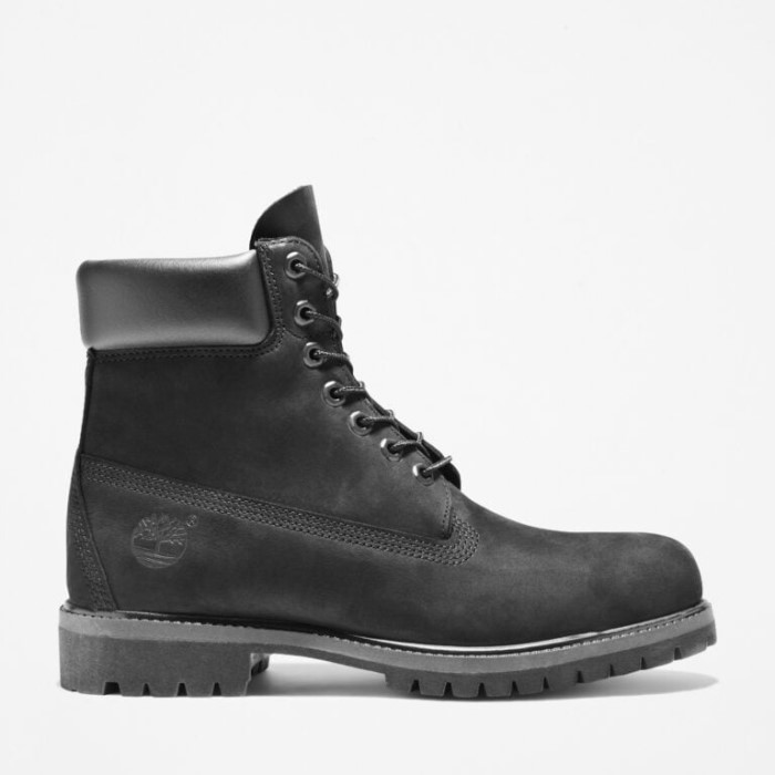 Herre Premium 6-tommer Vandtætte Støvler Sort Nubuck Timberland