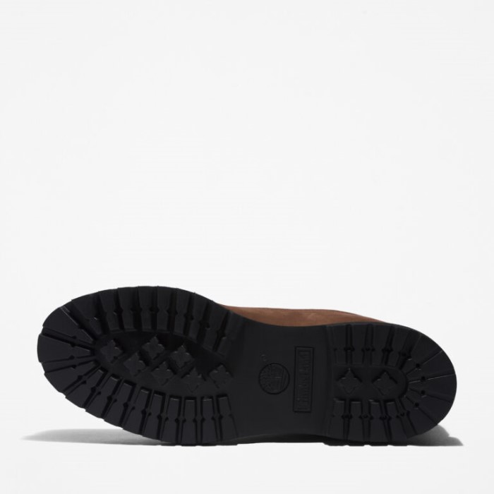 Herre Premium 6-tommer Vandtætte Støvler Mørkebrune Nubuck Timberland