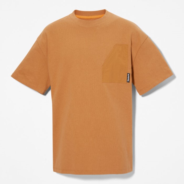 Mænd Progressiv Utility Sværvægts T-shirt Wheat Timberland