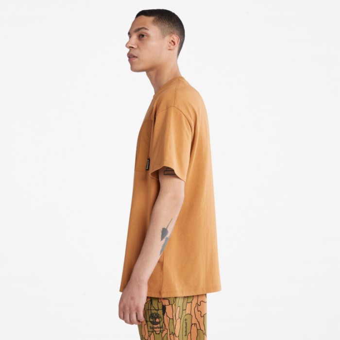 Mænd Progressiv Utility Sværvægts T-shirt Wheat Timberland