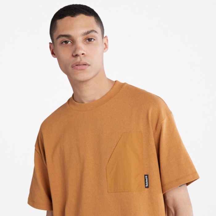 Mænd Progressiv Utility Sværvægts T-shirt Wheat Timberland
