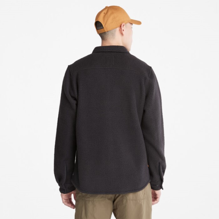 Mænd Progressiv Utility High-pile Fleece Overshirt Sort Timberland
