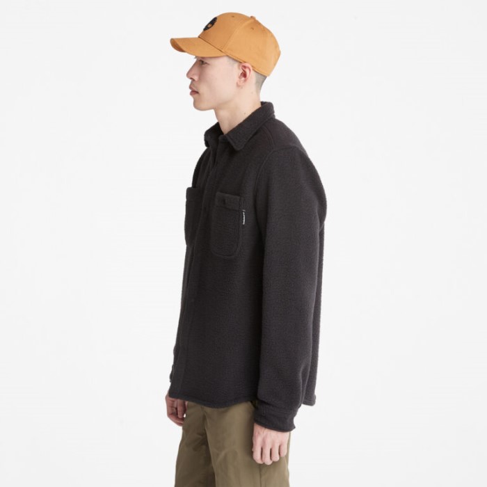 Mænd Progressiv Utility High-pile Fleece Overshirt Sort Timberland