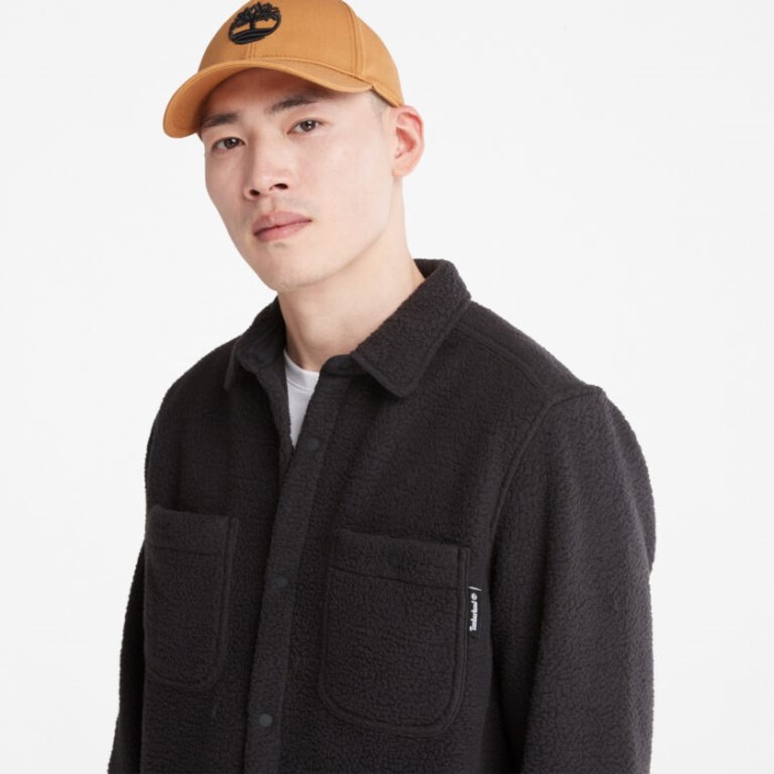 Mænd Progressiv Utility High-pile Fleece Overshirt Sort Timberland