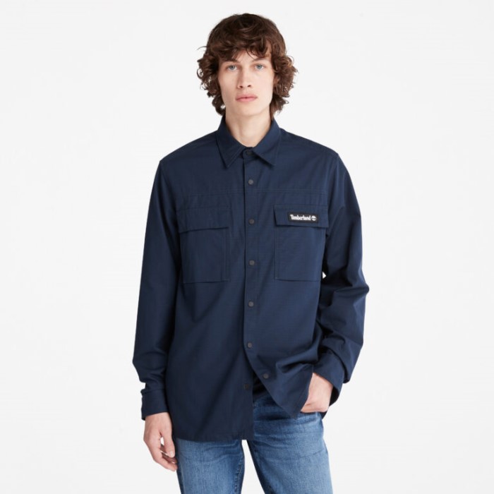 Mænd Progressiv Utility Overshirt Mørk Safir Timberland