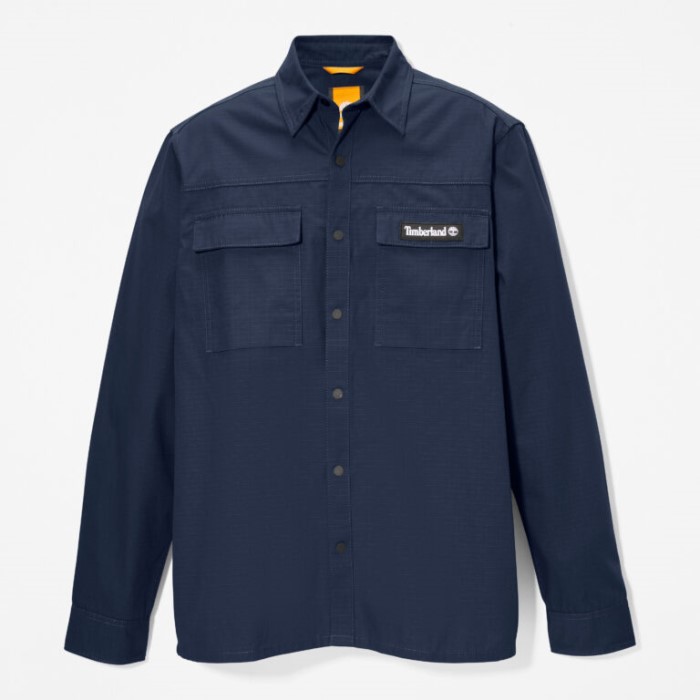 Mænd Progressiv Utility Overshirt Mørk Safir Timberland