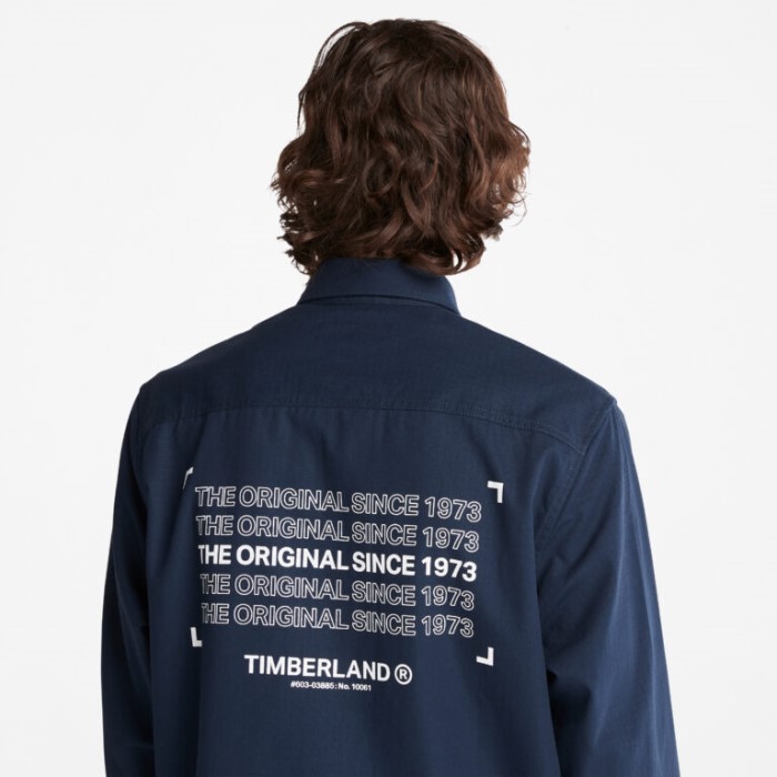 Mænd Progressiv Utility Overshirt Mørk Safir Timberland
