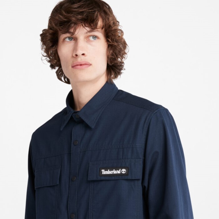 Mænd Progressiv Utility Overshirt Mørk Safir Timberland