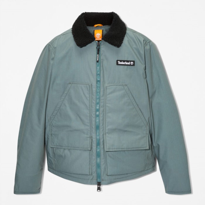 Mænd Progressive Utility Vandafvisende Chore Jakke Balsam Green Timberland