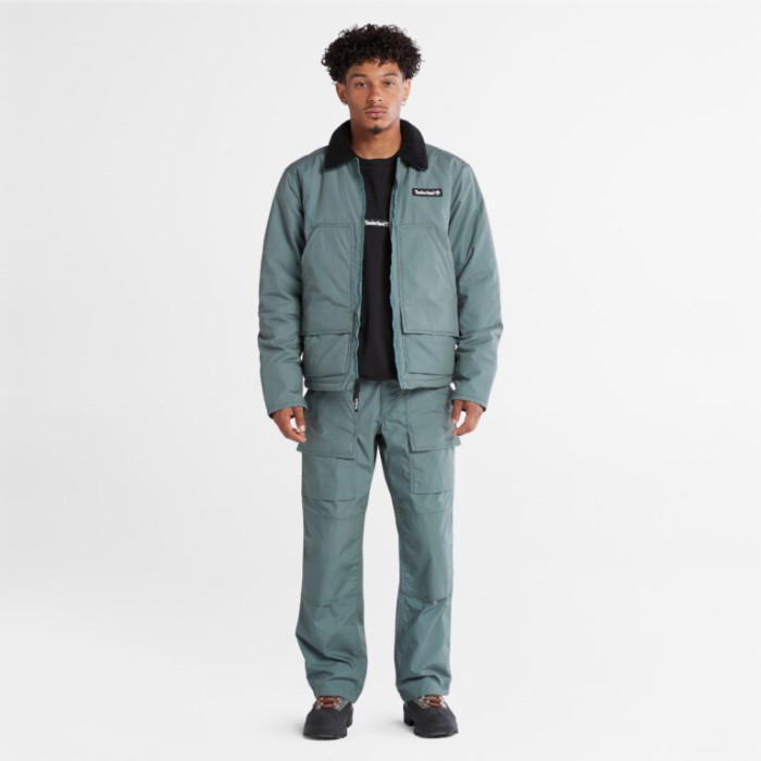 Mænd Progressive Utility Vandafvisende Chore Jakke Balsam Green Timberland