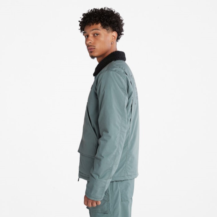 Mænd Progressive Utility Vandafvisende Chore Jakke Balsam Green Timberland